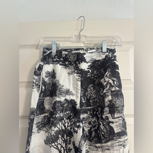 COS French Toile 100% Linen Trousers Size 2 - Picture 3 of 7